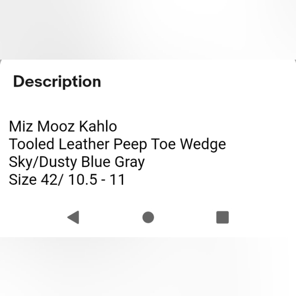 Miz Mooz Kahlo Size 42 - Picture 6 of 8